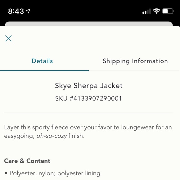 Anthro Skye Sherpa Jacket NWT - Picture 3 of 6